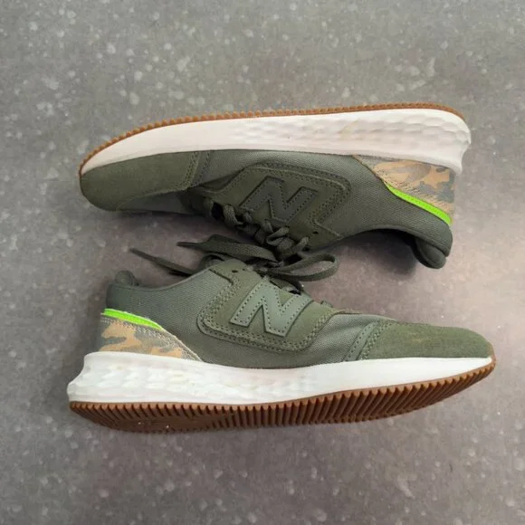 New Balance X-70 Olive Green Sneakers - Women’s Size 7 (US) - Picture 4 of 9